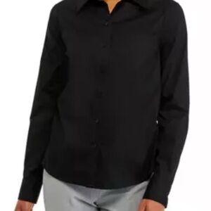 The Limited Essential Shirt Black Button-Up Shirt Medium M Tall $49.50